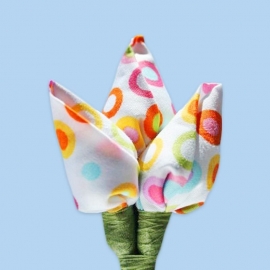 Tulp corsage retro