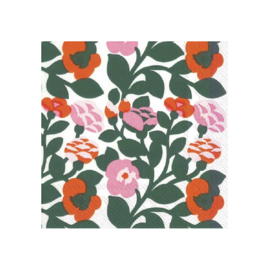 Marimekko x Ihr Green Green papieren lunchservetten 33 x 33 cm, 20 stuks