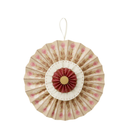 Bungalow papieren rozet Salon Cerise 30 cm