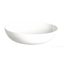 ASA Selection à table Gourmet fine bone china Gourmet ruime, witte lage schaal Ø 30 cm