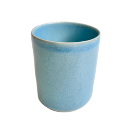 Gresnovo lichtblauw hoog espressokopje (blue logon)