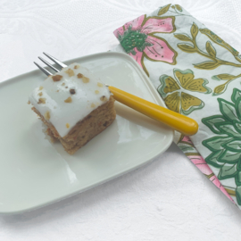 Brio gekleurd bestek taartvorkje Mais / Donkergeel 56 | 15 cm
