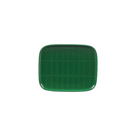 Marimekko groen Oiva Tiiliskivi rechthoekig bordje 15*12 cm