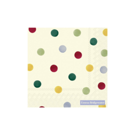 Ihr Emma Bridgewater Polka Dot papieren lunchservetten  33 x 33 cm, 20 stuks