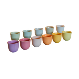 Loveramics Embossed tasting cup espresso 80 ml celadon blue