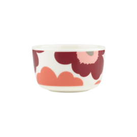 Marimekko Oiva Unikko roodtinten schaaltje 2,5 deciliter