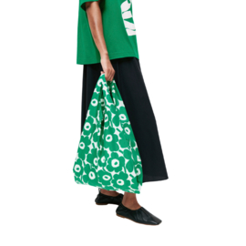 Marimekko Smartbag (opvouwbaar tasje) Unikko groen