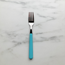 Brio gekleurd bestek ontbijtvork Azur / Turquoise | 18 cm