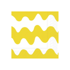 Marimekko  Ihr Lokki geel papieren lunchservetten 33 x 33 cm, 20 stuks
