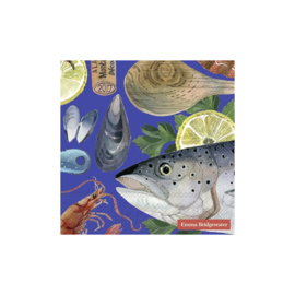Ihr Emma Bridgewater Fish Supper lunchservetten 33 x 33 cm, 20 stuks