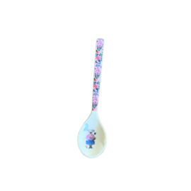 Rice * Nathalie Lété melamine lepeltje koala, roze met bloemetjes | 14 cm