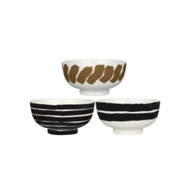 Marimekko Oiva Hyräily set van 3 kommetjes 3 dl Ø12 cm