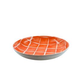 Duro Ceramics Mix 'n' Match diep bord ROCK oranje | Ø 25 cm