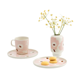 Marimekko mok Oiva Unikko lichtroze, roest | 4 dl