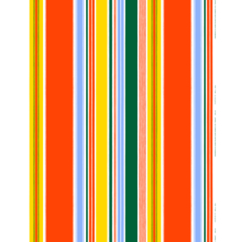 Marimekko Paraati zomers gestreepte stof katoen 1 m 50 breed per eenheid van 50 cm
