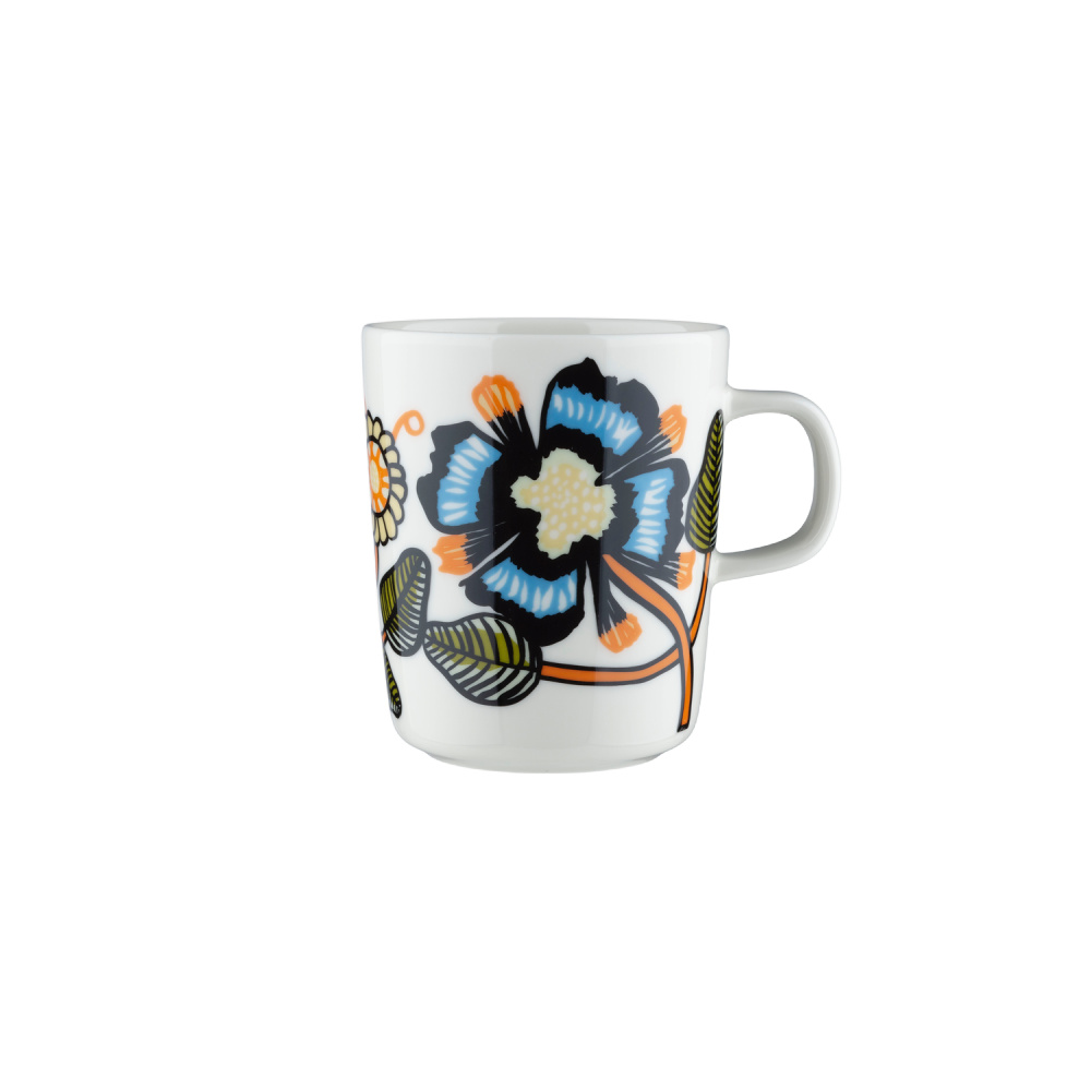 Marimekko mok Oiva Tiara met bloemen | 2,5 dl