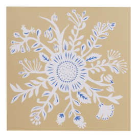 Papieren servetten Papercut Flower Straw 50 stuks, 40 x 40 cm