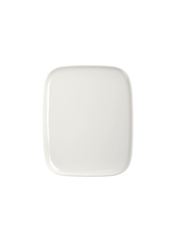Oiva white rectangular plate 15 x 12 cm