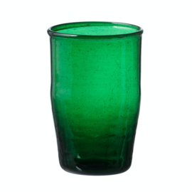 Bungalow belletjesglas groen 230 ml, set van 4 in een doosje