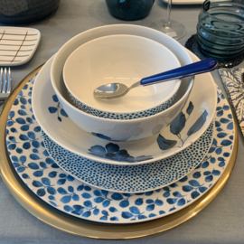 Siaki Blauw, blauw, blauw porseleinen soepbord Ø19,7 cm