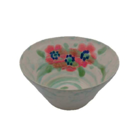 Duro Ceramics Flower Power grote konische saladeschaal Ø 24,5 x 12 cm