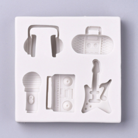 Sillicreations | Music silicone mal Silicone mold Instrumenten