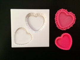 Sillicreations Mould | HEART FRAMES