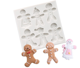 Sillicreations | Gingerbread silicone mal Silicone mold Peperkoek Mannetjes