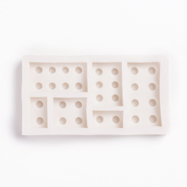 Sillicreations | Bricks silicone mal (voedselveilig) Silicone mold Blokjes