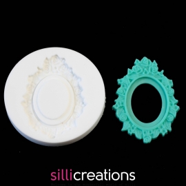 Sillicreations Mould | Cameo Frame Roses