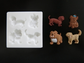M0111 Sillicreations Mould | DOGS