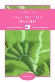Free-motion naaien/quilten/tekenen