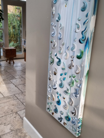 Feuilles - 160 x 45 x 4,5 vertical