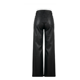 Goodies leather look wide leg - Zwart - Yess-style