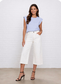 Witte Jort dames - Trendy wide leg Broek