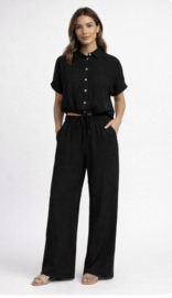 Azzurro soft flow -Blouse - 93203- Zwart