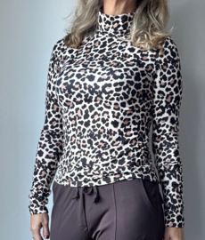 Truitje turtleneck || Azzuro mode || Leopard