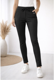Travel Broek Zwart  1501 || Angelle Milan