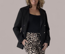 Blazer met gouden knopen || yess-style || zwart