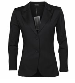 Blazer Zwart travelstof  || Angelle Milan || 1165