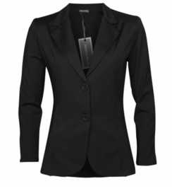 Blazer travel stof Angelle Milan zwart