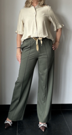 Pantalon jog || Army groen || BoeBou