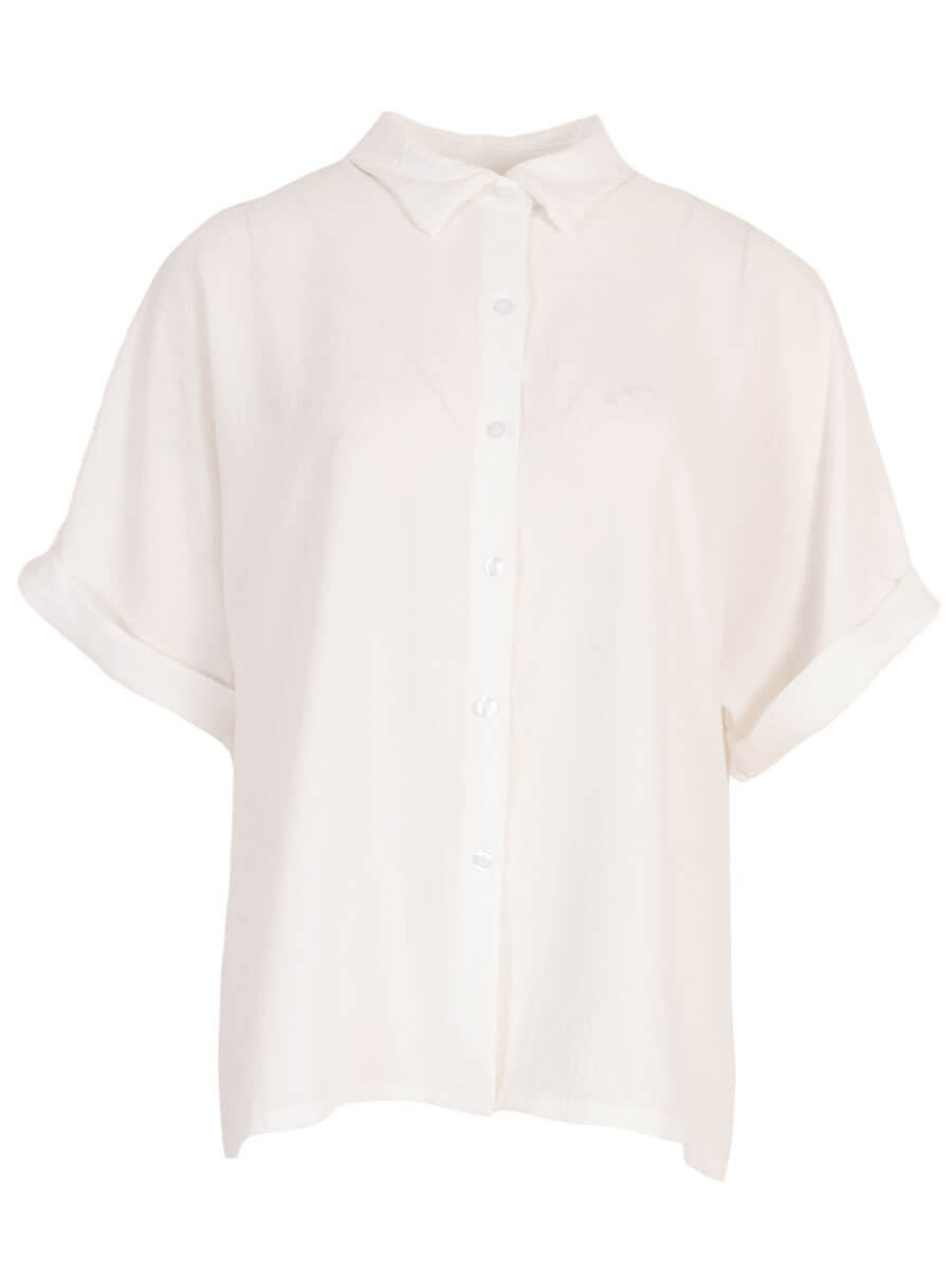 Blouse || Azzurro || Wit