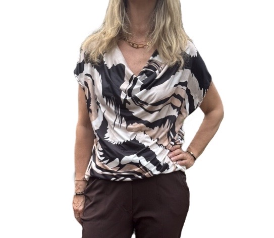 Travelstof waterval top || Fashion || 5 kleuren