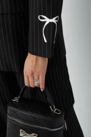 Blazer krijtstreep || Gimme || zwart || yess-style