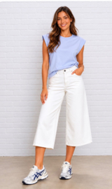 Witte Jort dames - Trendy wide leg Broek