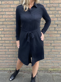 Travelstof Blouse jurk zwart