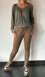 Travel broek Cappuccino Angelle Milan