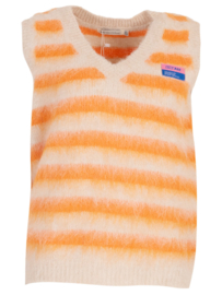 Spencer Retro || Azzurro || Beige-oranje
