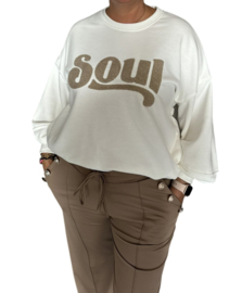 Sweater Soul  || Off White || Mooij